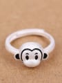 thumb Lovely Zodiac Monkey Silver Ring 0