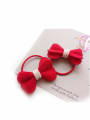 thumb Red Woolen Hair Accessories 2