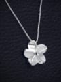 thumb S925 silver beautiful bauhinia flower necklace 1