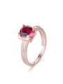 thumb Classical Garnet Gemstone Ring 0