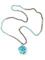 thumb Original DIY Crystal Beads Irregular Stone Fashion Necklace 3
