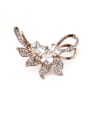 thumb Rose Gold Flower-shaped Brooch 0