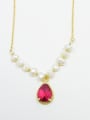 thumb High-grade Water Drop Shaped Freshwater Pearl Necklace 0