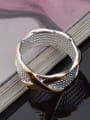 thumb Fashion Noble Women Men White Gold Plated Ring 2