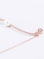 thumb 18K Rose Gold AAA Zircon Pearl Necklace 1