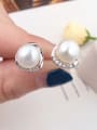 thumb 2018 2018 Freshwater Pearl Zircon stud Earring 1