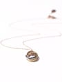 thumb Three Colors Plated Simple Style Women Clavicle Necklace 0