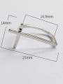 thumb Personalized Simple Cross Silver Ring 3