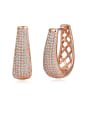 thumb Copper inlaid AAA zircons with delicate glistening studs 0