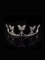 thumb Crown Butterfly Zircons Birthday Wedding Copper Hair Accessories 0