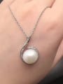 thumb Freshwater Pearl Six-shaped Necklace 1