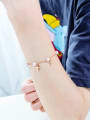 thumb Titanium With Rose Gold Plated Simplistic Cross Bracelets 2