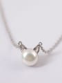 thumb Exquisite S925 Silver Lovely Cat Clavicle Necklace 0