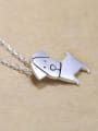 thumb Simple Little Puppy Pendant 925 Silver Necklace 2