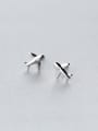 thumb S925 Silver Simple Small Plane Stud cuff earring 0