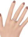 thumb Love Letter Shaped Women Platinum Plated Ring 1