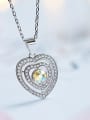 thumb Heart-shaped Crystal Necklace 3