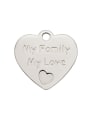 thumb Stainless Steel With Classic Heart Charms 1