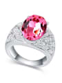 thumb Exquisite Shiny austrian Crystals Alloy Ring 3