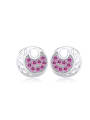 thumb Small Micro Pave Zircon Stud Earrings 0