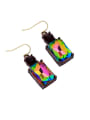 thumb Fashion Artificial Crystal Geometric drop earring 3