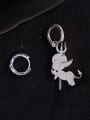 thumb Copper With Platinum Plated Cute Animal Drop Earrings 1