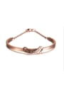 thumb Fashion Women Rose Gold Titanium Steel Bracelet 0