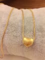 thumb Elegant Gold Plated Heart Shaped Necklace 0