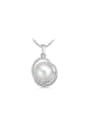thumb Beautiful Geometric Shaped Artificial Pearl Necklace 0