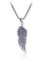 thumb Stainless Steel With Gun Plated Trendy Angel Necklaces 0