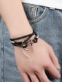 thumb Fashion Ship Anchor Multi-band Artificial Leather Bracelet 1