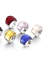 thumb Stainless Steel With White Gold Plated Fashion Party Multistone Rings 1