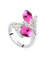 thumb Personalized Shiny austrian Crystals Alloy Ring 2