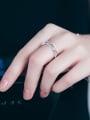 thumb Fashion Geometrical Silver Women Ring 1