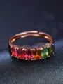 thumb Multi-color Gemstones Multistone ring 1