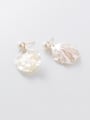 thumb Alloy With Shell Simplistic Colorful Sequins  Geometric Drop Earrings 3
