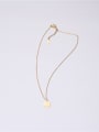 thumb Titanium With Gold Plated Simplistic Geometric Necklaces 4