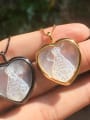 thumb Copper With Shell Trendy Heart Locket Necklace 2
