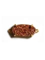 thumb Fashion Oval Natural Crystal Copper Pendant 1