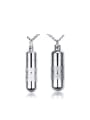 thumb Couple Exquisite Geometric Shaped Stainless Steel Pendant 0