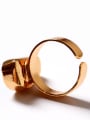 thumb Gold Plated Irregular Natural Crystal Opening Ring 2