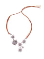 thumb Retro Style Star Shaped Rhinestones Fashion Necklace 0