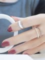 thumb 925 Sterling Silver With Antique Silver Plated Vintage Rings 1