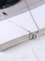 thumb Simple Tiny Hollow Geometrical Necklace 2