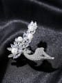 thumb 925 Sterling Silver With Cubic Zirconia  Personality Animal  Merlot Brooches 2
