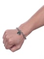 thumb Exquisite Hear Shaped Glue Stainless Steel Bracelet 1