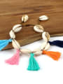 thumb Shell Accessories Colorful Tassel Bracelet 2