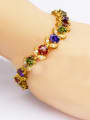 thumb Fashion Multicolor Round Zircon Bracelet 1