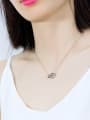 thumb Copper With Gold Plated Fashion with two heart Necklaces 1