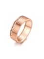 thumb Matt Technology Unisex Simple Style Copper Ring 0